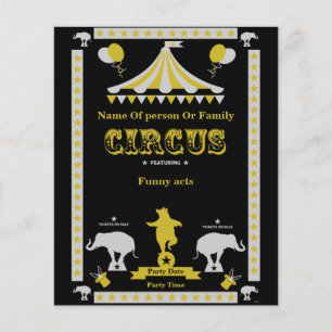 Prospectus 11,4 Cm X 14,2 Cm Affiches Et Cartes De Cirque