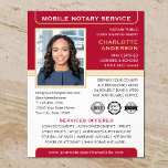 Prospectus 11,4 Cm X 14,2 Cm Agent de signature de prêt public de notaire mobil<br><div class="desc">Créez une apparence professionnelle avec ce flyer publicitaire classique. Un modèle élégant personnalisé avec votre photo, nom, détails et logo ou symboles d'accréditation. Le texte et les images peuvent être customisés ou supprimés afin d'inclure les informations souhaitées. Un moyen efficace de promouvoir votre entreprise et de faire de la publicité...</div>