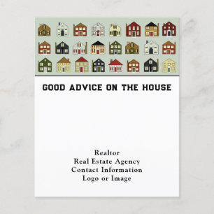 Prospectus 11,4 Cm X 14,2 Cm Agent immobilier