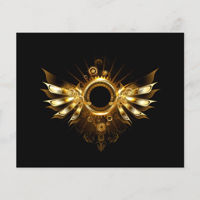 Prospectus 11,4 Cm X 14,2 Cm Ailes de Steampunk (Devant)