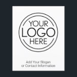 Prospectus 11,4 Cm X 14,2 Cm Ajouter Votre Logo Entreprise Moderne Minimaliste<br><div class="desc">Parfaits pour une fête de bureau ou un dépliant de présentation, ces documents de logo sont de conception simple. Vous pouvez modifier la couleur de l'arrière - plan pour qu'elle corresponde à la couleur qui correspond au logo de votre entreprise. Les lignes supplémentaires de type peuvent être utilisées pour les...</div>