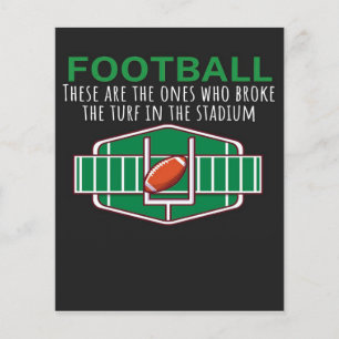 Prospectus 11,4 Cm X 14,2 Cm American Football Stadium