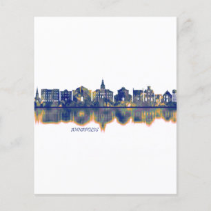 Prospectus 11,4 Cm X 14,2 Cm Annapolis Skyline