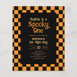 Prospectus 11,4 Cm X 14,2 Cm Anniversaire Halloween pas cher Rétro Effrayant Un