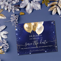Anniversaire marine bleu or budget enregistrer dat