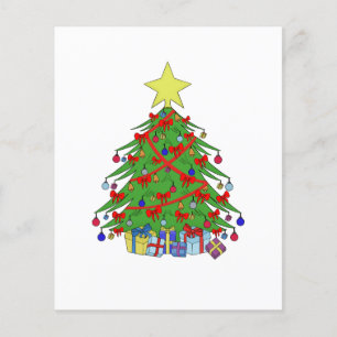 Prospectus 11,4 Cm X 14,2 Cm Arbre de Noël