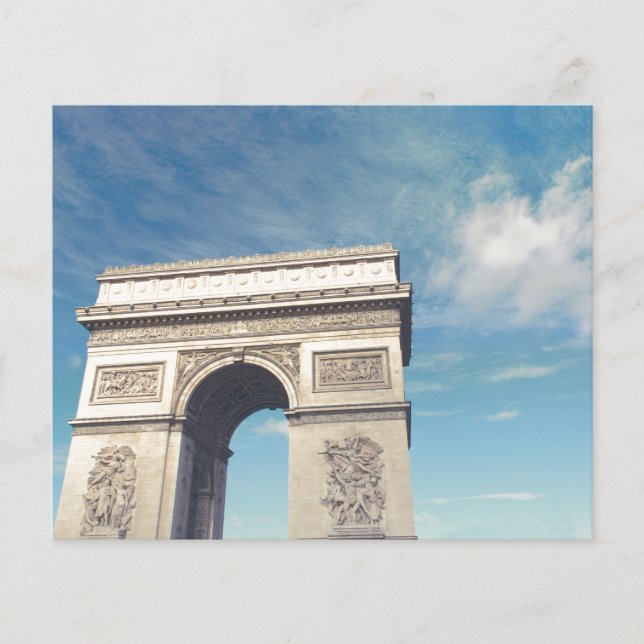 Prospectus 11,4 Cm X 14,2 Cm Arc de Triomphe (Devant)