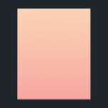 Prospectus 11,4 Cm X 14,2 Cm Arrière - plan de dégradé de plage<br><div class="desc">Pêche pure et arrière - plan dégradé rose.</div>