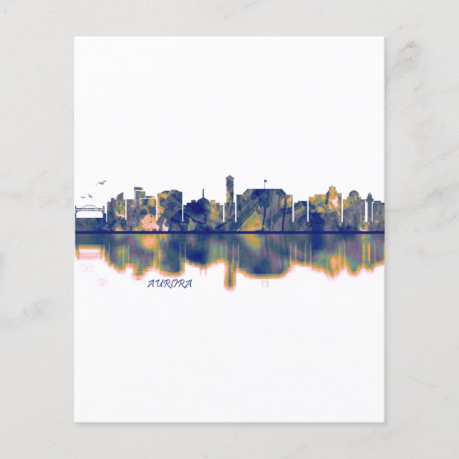 Prospectus 11,4 Cm X 14,2 Cm Aurora Skyline (Devant)