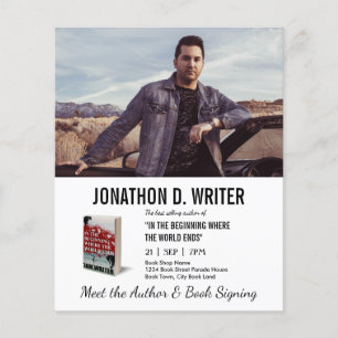 Prospectus 11,4 Cm X 14,2 Cm Auteur Livre Signer & Livre Promotion Livre Lancem