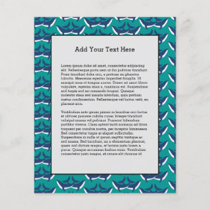 Prospectus 11,4 Cm X 14,2 Cm Baleines Bleues Bleues Bleues Bleues Bleues Bleues