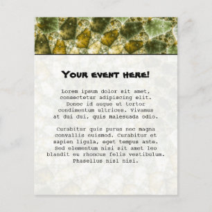 Prospectus 11,4 Cm X 14,2 Cm Barres marbrées - Mandelbrot Art