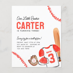 Prospectus 11,4 Cm X 14,2 Cm Bat Glove Sports Chemise Baseball Anniversaire