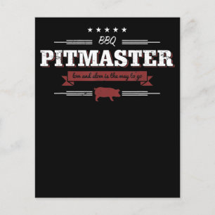Prospectus 11,4 Cm X 14,2 Cm BBQ   BBQ Pitmaster Faible Et Lent Est Une Manière