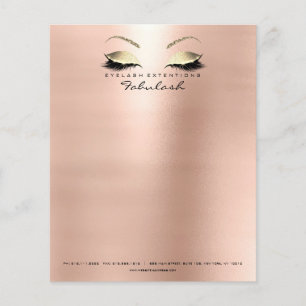 Prospectus 11,4 Cm X 14,2 Cm Beauté Lashes Skinny Maquillage Styliste Eyebrows