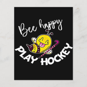 Prospectus 11,4 Cm X 14,2 Cm Bee Happy Jouer Hockey Bee Don, J'Aime Bee Honey