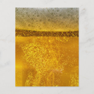 Prospectus 11,4 Cm X 14,2 Cm Bière Galaxy une mousse céleste d'étanchement