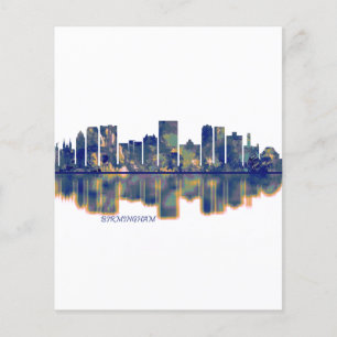 Prospectus 11,4 Cm X 14,2 Cm Birmingham Skyline