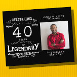 Prospectus 11,4 Cm X 14,2 Cm Black Budget 40th Birthday Invitation<br><div class="desc">Vous planifiez un bain à 40 ans ? Faites-le simple et économique avec notre Black Budget 40th Birthday Invitation Flyer. Créez votre propre invitation avec nos modèles conviviaux sur Zazzle et apportez une touche spéciale à votre prochain événement. Notre prospectus d'invitation est disponible en différentes couleurs, vous pouvez ainsi créer...</div>