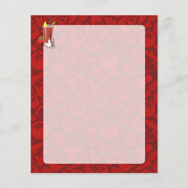 Prospectus 11,4 Cm X 14,2 Cm Bloody Mary (Devant)