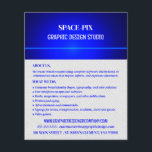 Prospectus 11,4 Cm X 14,2 Cm Blue Bokeh Guilloché Design, Graphiste<br><div class="desc">Blue Bokeh Guilloché Design,  Graphic Designer Publicité Flyers Par Le Magasin Carte de visite.</div>