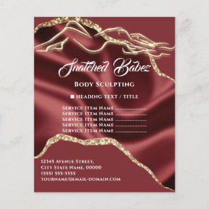 Prospectus 11,4 Cm X 14,2 Cm Body Massage Sculpting Gold Liste des prix Bourgog