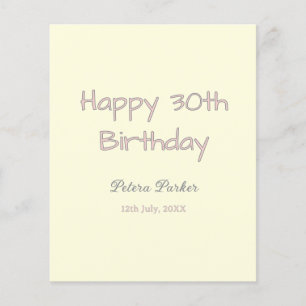 Prospectus 11,4 Cm X 14,2 Cm Boissons offertes bar ouvert photo de mariage coup