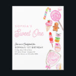 Prospectus 11,4 Cm X 14,2 Cm Bon marché SWEET ONE Candy Kids Candyland 1er anni<br><div class="desc">Cute SWEET ONE Candy Kids Candyland 1er anniversaire Invitation</div>