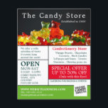 Prospectus 11,4 Cm X 14,2 Cm Bonbons Ours Gummy, Fournitures de confiserie Adve<br><div class="desc">Candy Gummy Bears,  Confiserie Fournit Des Flyers Publicitaires Par Le Magasin Carte de visite.</div>
