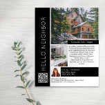 Prospectus 11,4 Cm X 14,2 Cm Bonjour Voisin Marketing Immobilier Introduction<br><div class="desc">Sensibilisez votre marque et créez de nouvelles pistes grâce à ce dépliant de marketing immobilier HELLO VOISIN. Le design moderne attirera l'oeil de vos clients potentiels et leur fera savoir que vous êtes l'agent immobilier sympathique et compétent qui comprend leur quartier aussi bien qu'ils le font !</div>