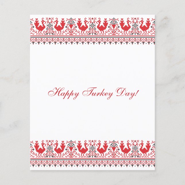 Prospectus 11,4 Cm X 14,2 Cm Bonne fête de la Turquie ! (Devant)