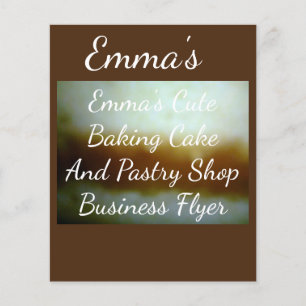 Prospectus 11,4 Cm X 14,2 Cm Boutique De Pâtisserie Et De Gâteaux