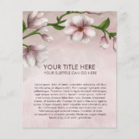 Branche de fleurs de Magnolia