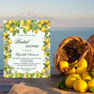 Prospectus 11,4 Cm X 14,2 Cm Bridal douche citrons vert invitation budget