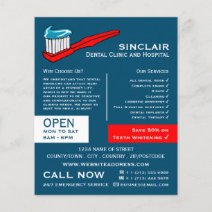 Prospectus 11,4 Cm X 14,2 Cm Brosse à dents et dentifrice, dentisterie, advert 