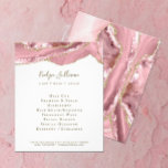 Prospectus 11,4 Cm X 14,2 Cm Brosse rose<br><div class="desc">élégant salon de beauté flyer</div>