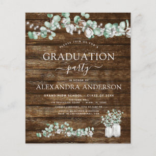 Prospectus 11,4 Cm X 14,2 Cm Budget 2023 Eucalyptus Graduation Party