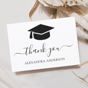 Prospectus 11,4 Cm X 14,2 Cm Budget 2023 Merci de graduation noir blanc