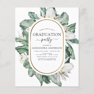 Prospectus 11,4 Cm X 14,2 Cm Budget 2023 Tropical Graduation Magnolia Floral