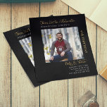 Prospectus 11,4 Cm X 14,2 Cm Budget 40e anniversaire Invitation noire<br><div class="desc">Ajoutez une touche d'élégance à votre célébration du 40e anniversaire ! Notre invitation à 40e anniversaire, sur mesure, est dotée d'un prospectus classique noir et or avec une touche moderne. Que vous soyez à la recherche d'une soirée élégante ou d'un jardin décontracté, cette invitation vous donnera l'ambiance d'un jour de...</div>