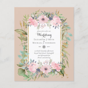 Prospectus 11,4 Cm X 14,2 Cm Budget abordable rose rose rose rose rose Mariage 