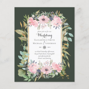 Prospectus 11,4 Cm X 14,2 Cm Budget abordable rose rose rose rose rose Mariage