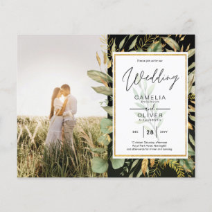 Prospectus 11,4 Cm X 14,2 Cm Budget All-in1 PHOTO Décoration végétale Mariage R