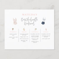 budget Aquarelle boissons week-end bachelorette