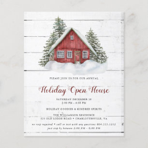 Prospectus 11,4 Cm X 14,2 Cm Budget Aquarelle Cabine Holiday