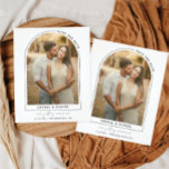 Prospectus 11,4 Cm X 14,2 Cm Budget Arc Moderne avec Photo Enregistrer la date<br><div class="desc">Créez une carte de date unique avec cette arche moderne avec design photo! Ajoutez simplement votre photo et changez le libellé. Modifiez facilement les couleurs de tous les éléments et arrière - plan pour correspondre à votre palette de couleurs !</div>