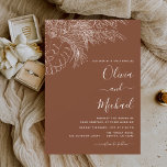 Prospectus 11,4 Cm X 14,2 Cm Budget Boho Floral Wedding Invitations<br><div class="desc">Évoquez la beauté naturelle de l'extérieur avec notre budget Boho Floral Wedding Invitations avec Pampas Grass. Ces invitations sont conçues pour les couples qui veulent insuffler une touche d'élégance rustique à leur mariage tout en maîtrisant leur budget. L'illustration délicate Pampas Grass ajoute un élément fantaisiste et organique, créant une atmosphère...</div>