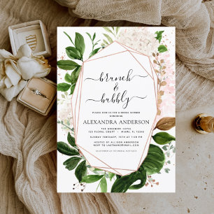 Prospectus 11,4 Cm X 14,2 Cm Budget Brunch & Bubbly Fête des mariées verdure