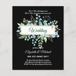 Prospectus 11,4 Cm X 14,2 Cm Budget CATHOLIQUE MARIAGE chrétien INVITATIONS ver