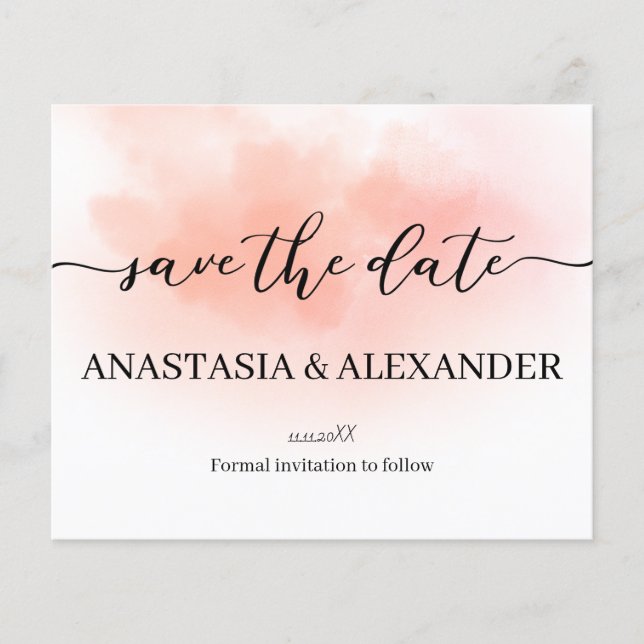 Prospectus 11,4 Cm X 14,2 Cm BUDGET/circulaire. Réservez la date. Flyer (Devant)